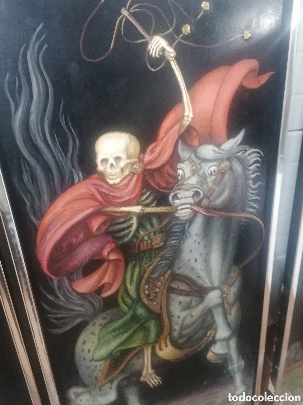 Arte: &Oacute;leo sobre tabla &rdquo; 4 jinetes del apocalipsis&rdquo; - Foto 5