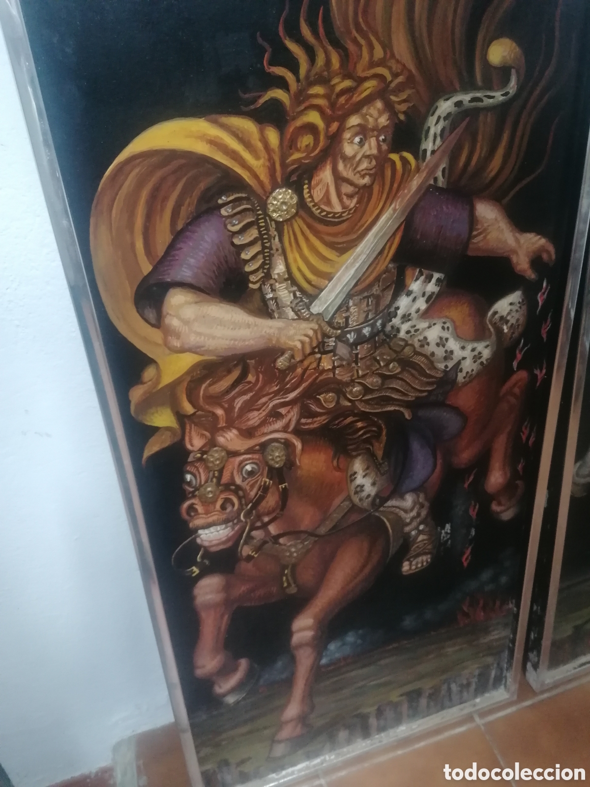 Arte: &Oacute;leo sobre tabla &rdquo; 4 jinetes del apocalipsis&rdquo; - Foto 9