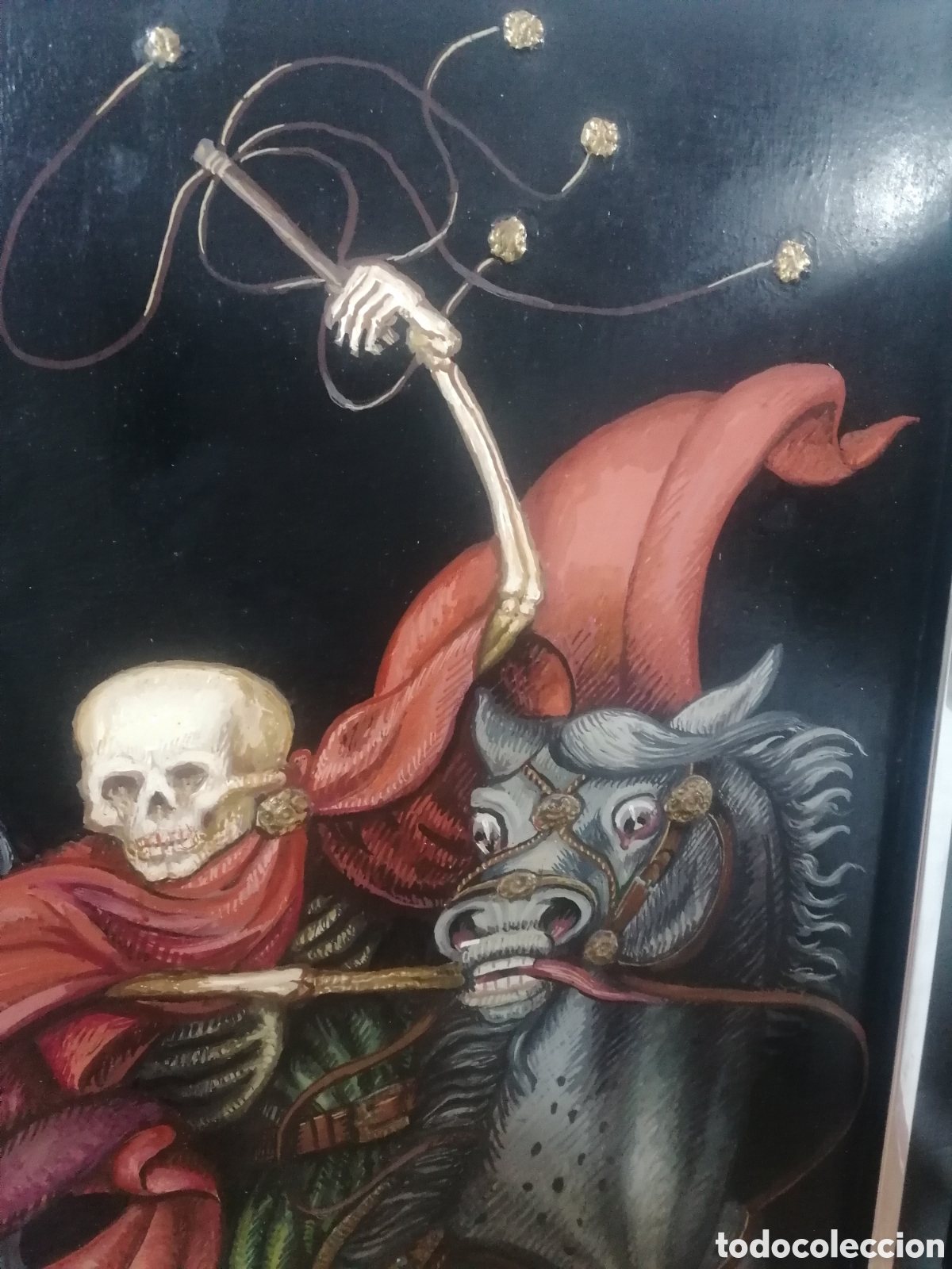 Arte: &Oacute;leo sobre tabla &rdquo; 4 jinetes del apocalipsis&rdquo; - Foto 11