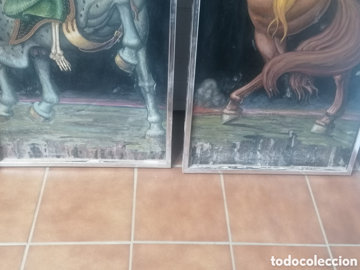 Arte: &Oacute;leo sobre tabla &rdquo; 4 jinetes del apocalipsis&rdquo; - Foto 12