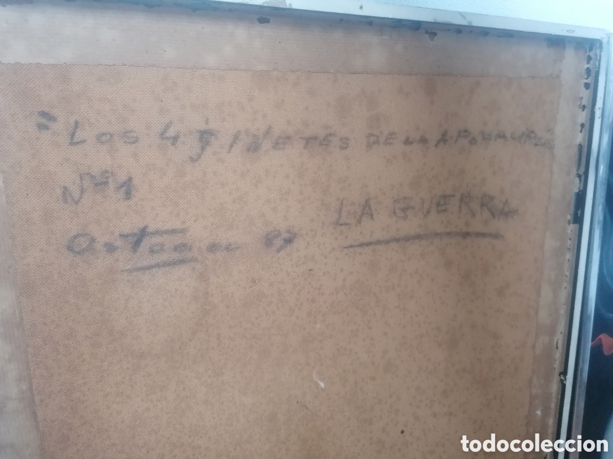 Arte: &Oacute;leo sobre tabla &rdquo; 4 jinetes del apocalipsis&rdquo; - Foto 14