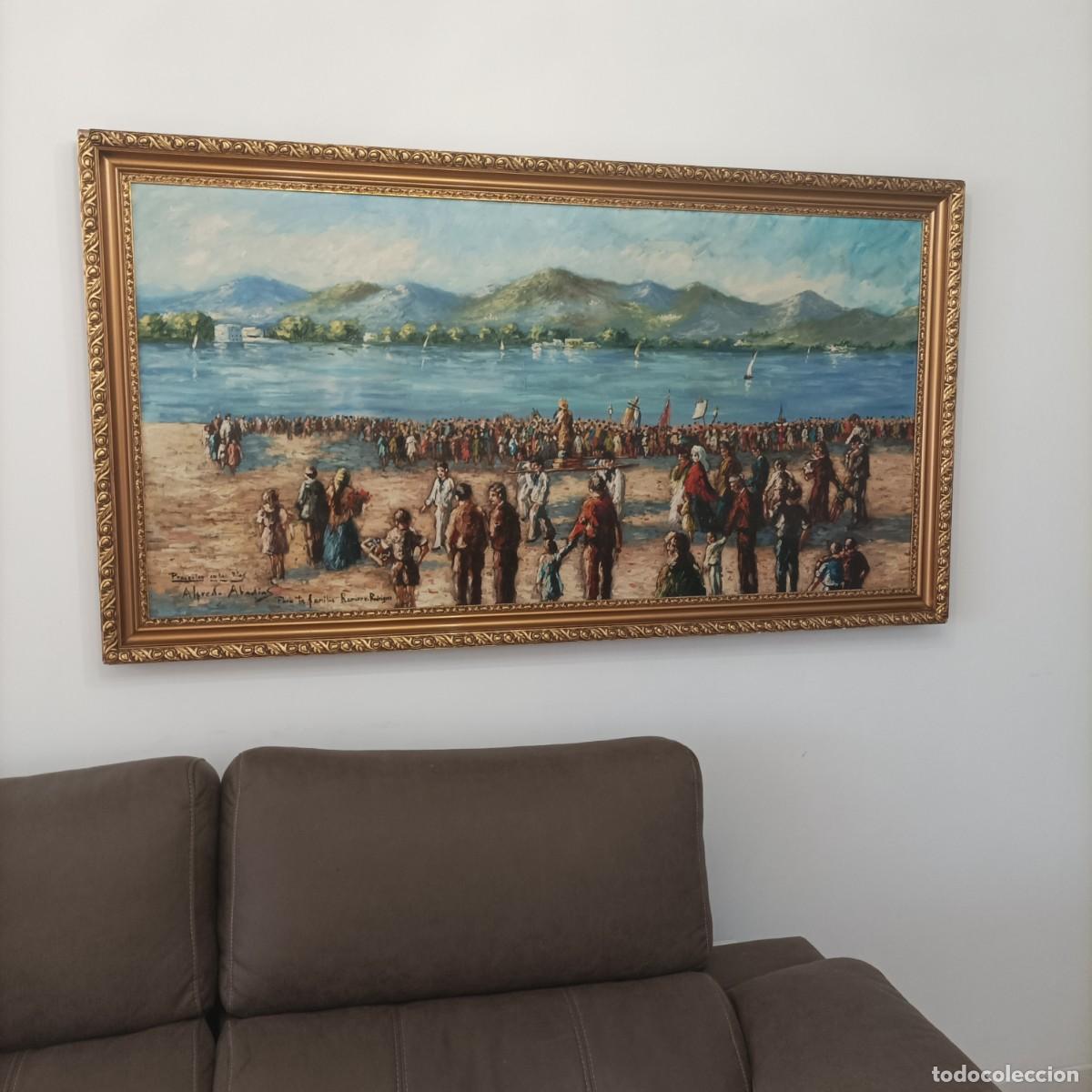 Arte: Cuadro Procesi&oacute;n en Las Rias (Galicia) - Foto 1