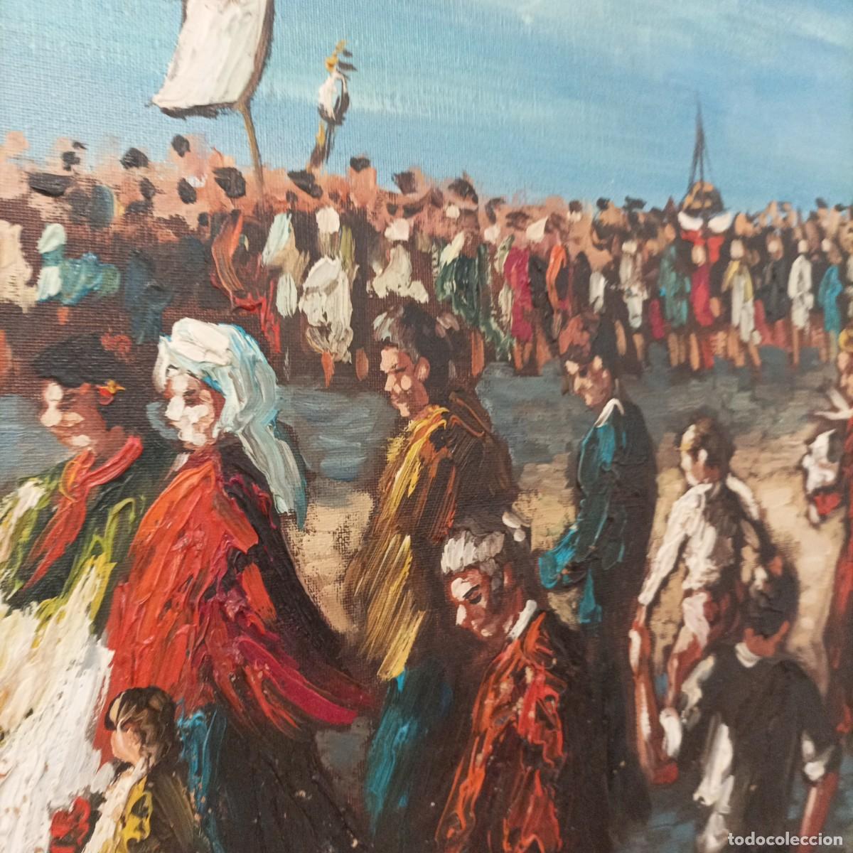 Arte: Cuadro Procesi&oacute;n en Las Rias (Galicia) - Foto 12