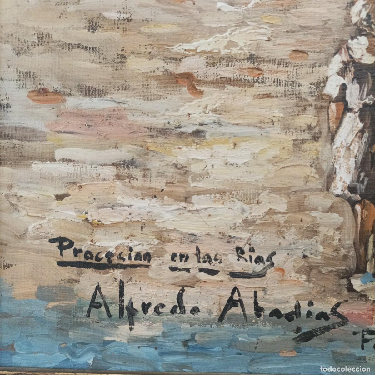 Arte: Cuadro Procesi&oacute;n en Las Rias (Galicia) - Foto 15
