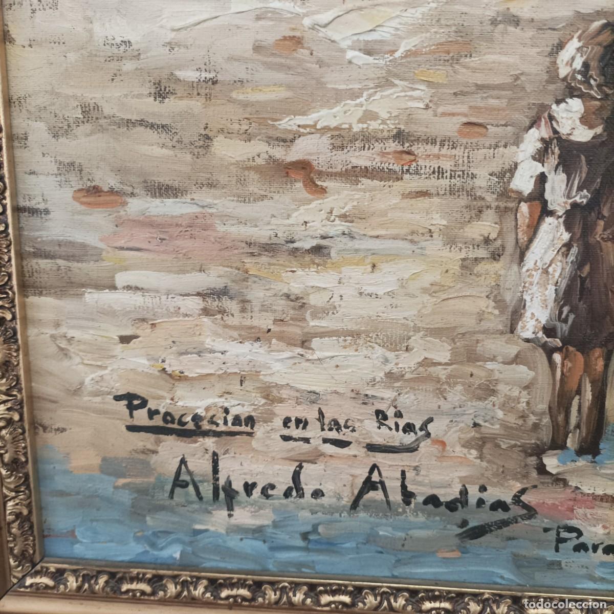 Arte: Cuadro Procesi&oacute;n en Las Rias (Galicia) - Foto 16