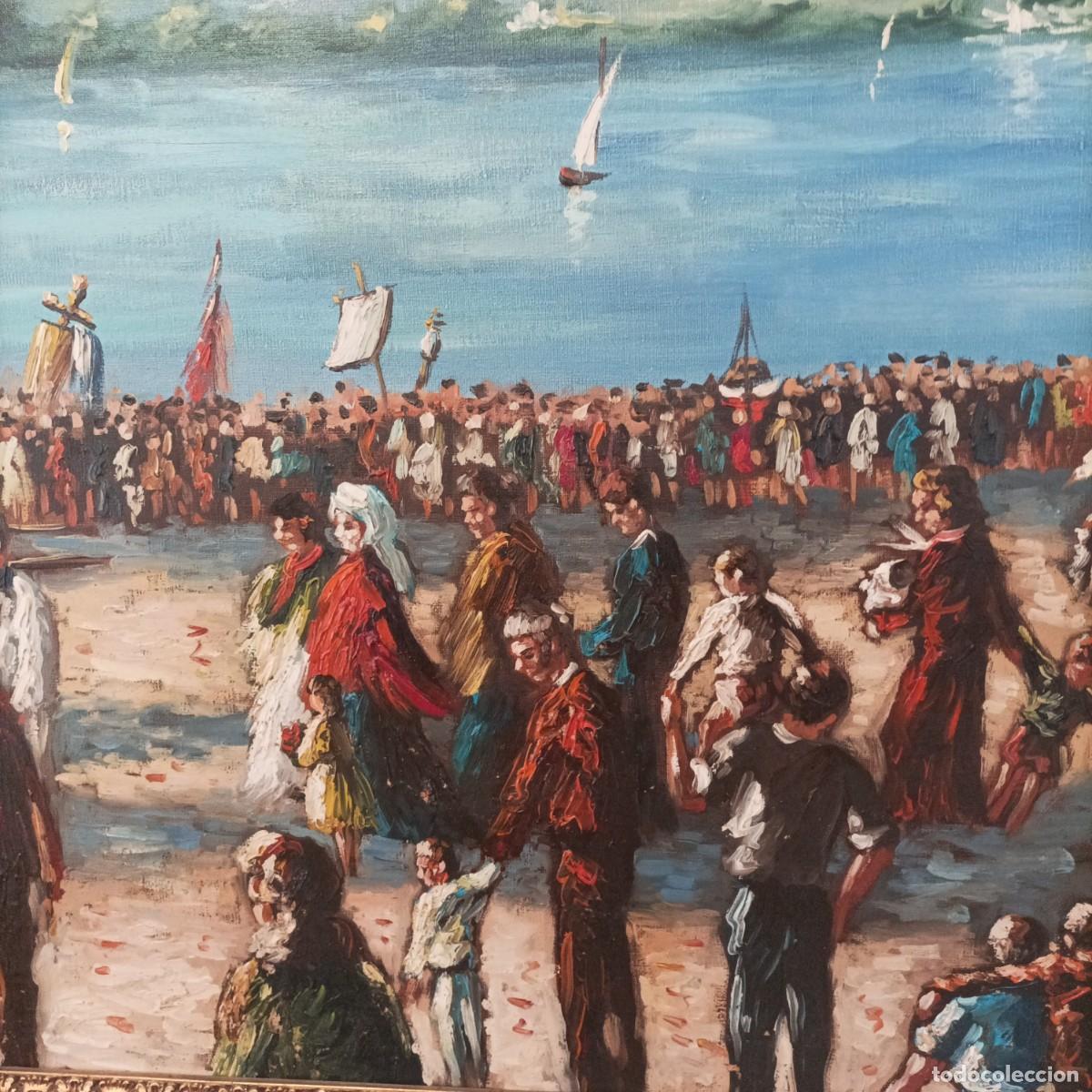 Arte: Cuadro Procesi&oacute;n en Las Rias (Galicia) - Foto 25