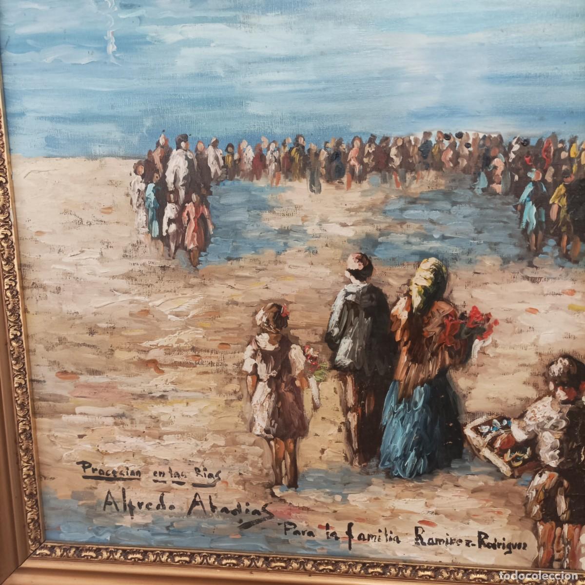 Arte: Cuadro Procesi&oacute;n en Las Rias (Galicia) - Foto 27