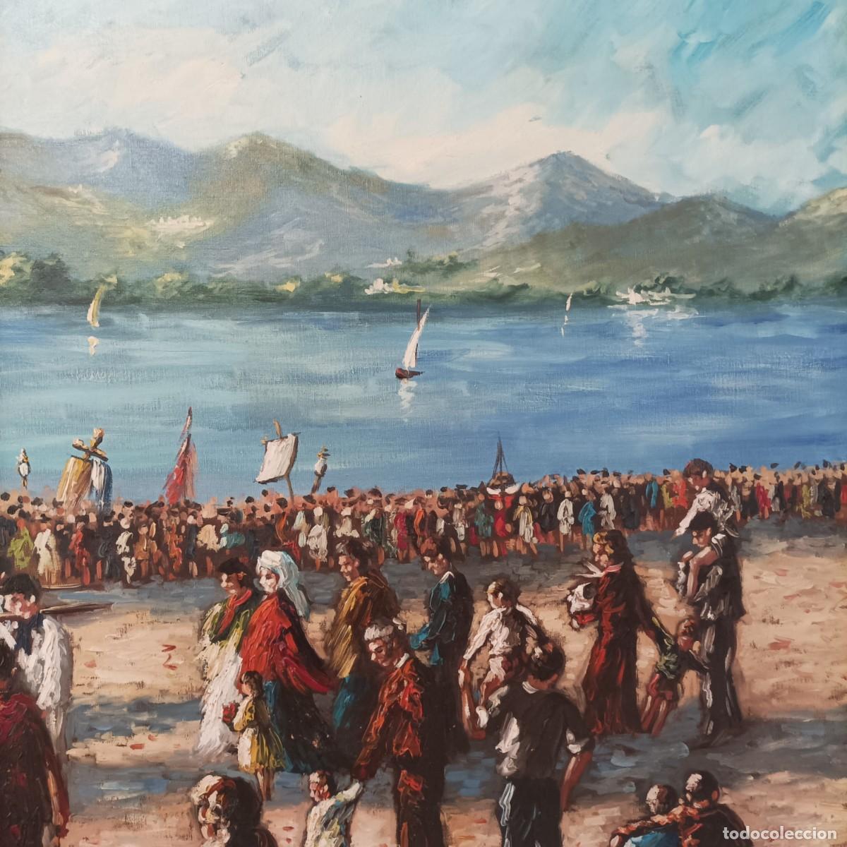 Arte: Cuadro Procesi&oacute;n en Las Rias (Galicia) - Foto 28