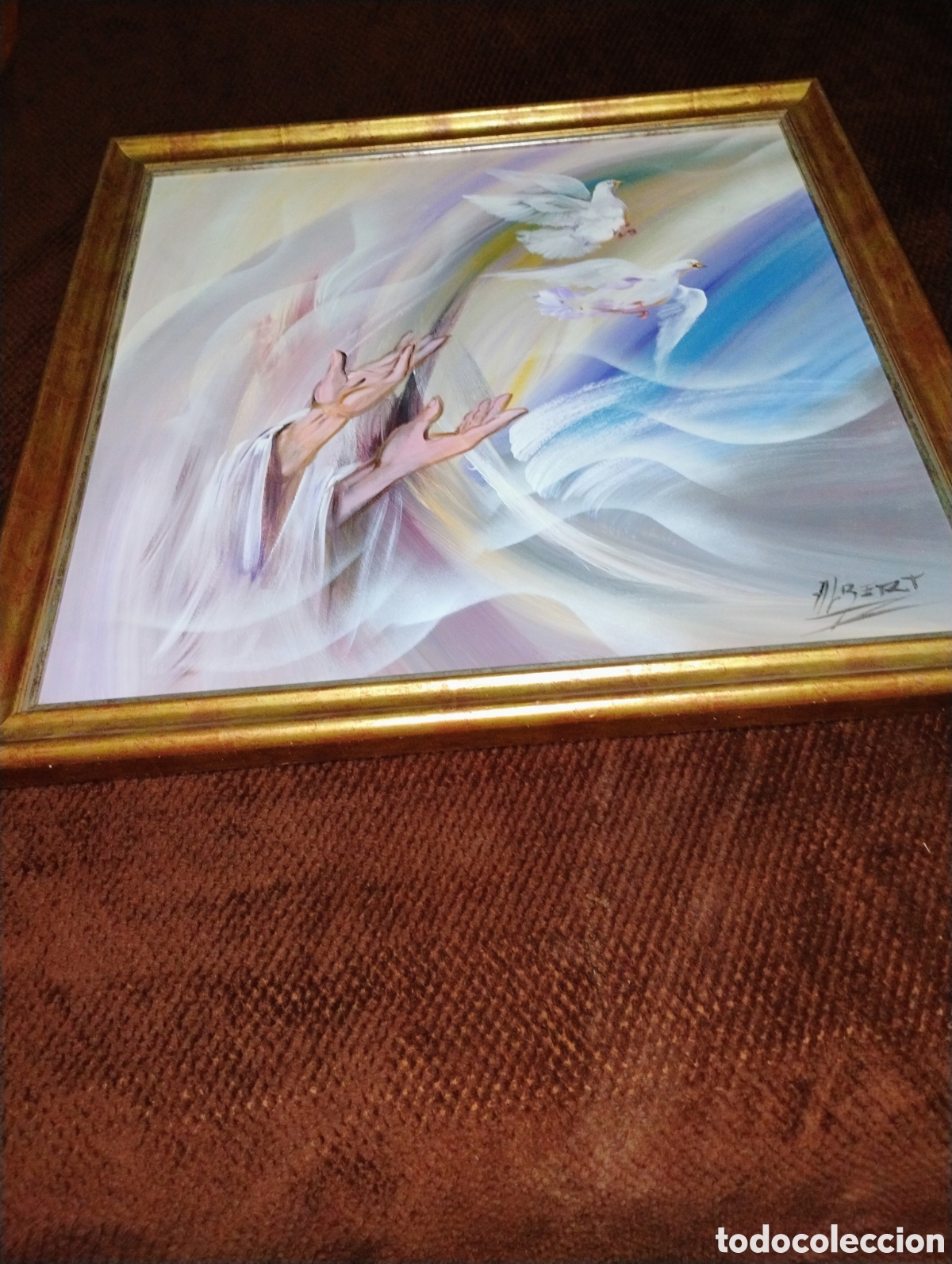 Arte: &rdquo;Paz&rdquo;, Oleo sobre Lienzo 92x92cm - Foto 1
