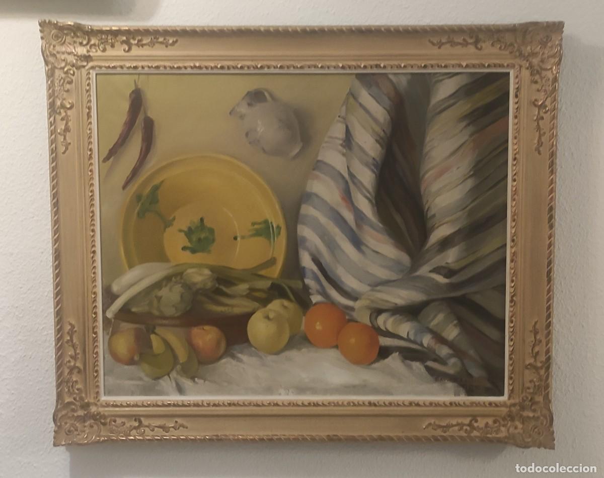 Arte: Cuadro Bodeg&oacute;n Pintura al oleo Lienzo - Foto 1