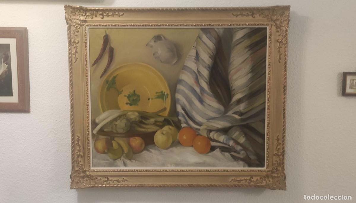 Arte: Cuadro Bodeg&oacute;n Pintura al oleo Lienzo - Foto 2