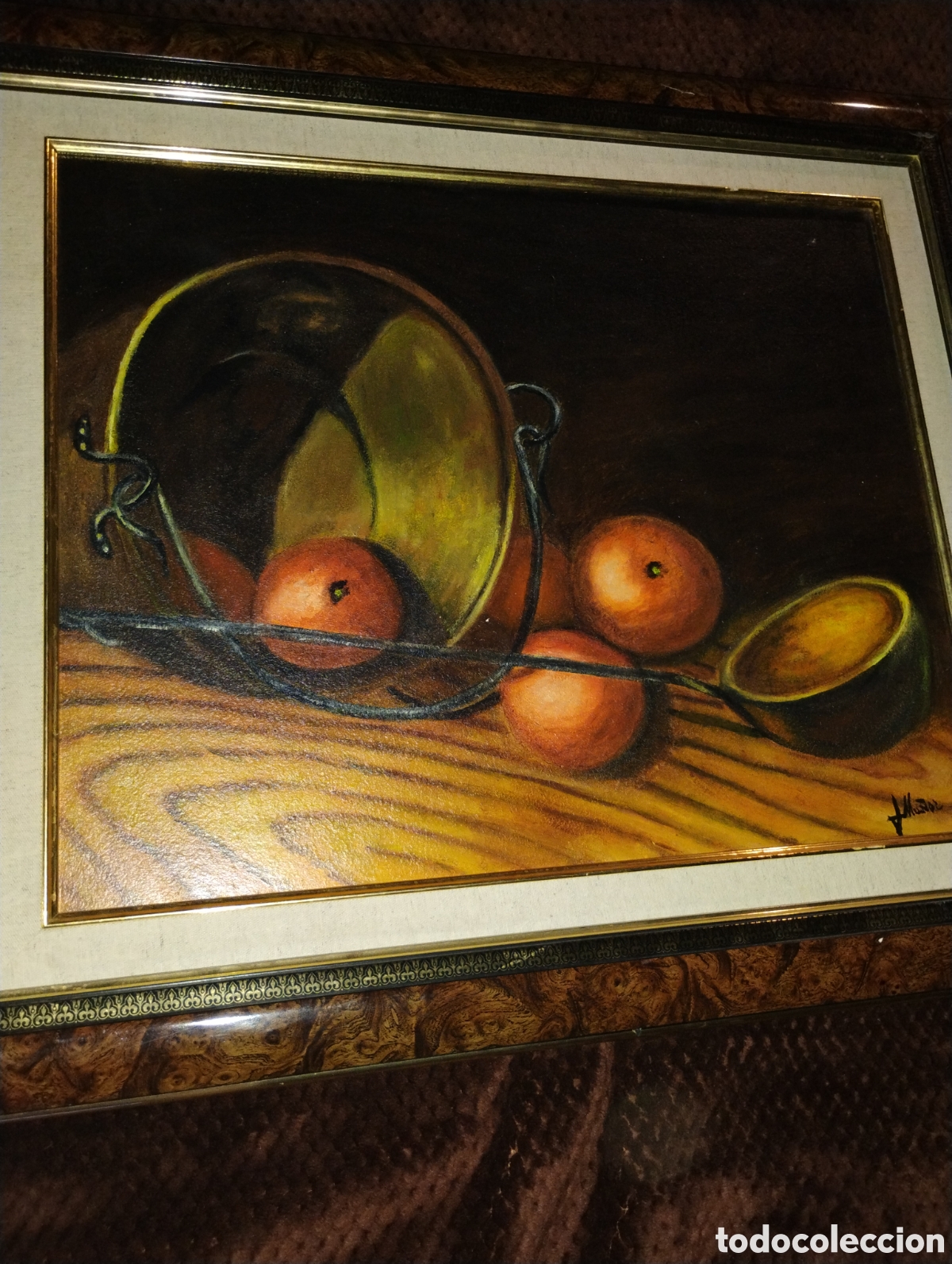 Arte: Bodeg&oacute;n 67cmx 57cm Tabla - Foto 1