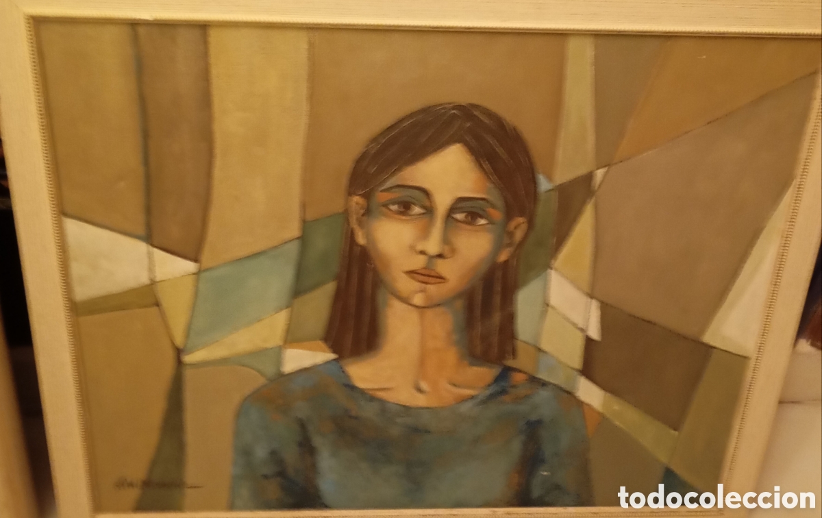 Kunst: Pintura &Oacute;leo lienzo cuadro obra de F.M.Monche