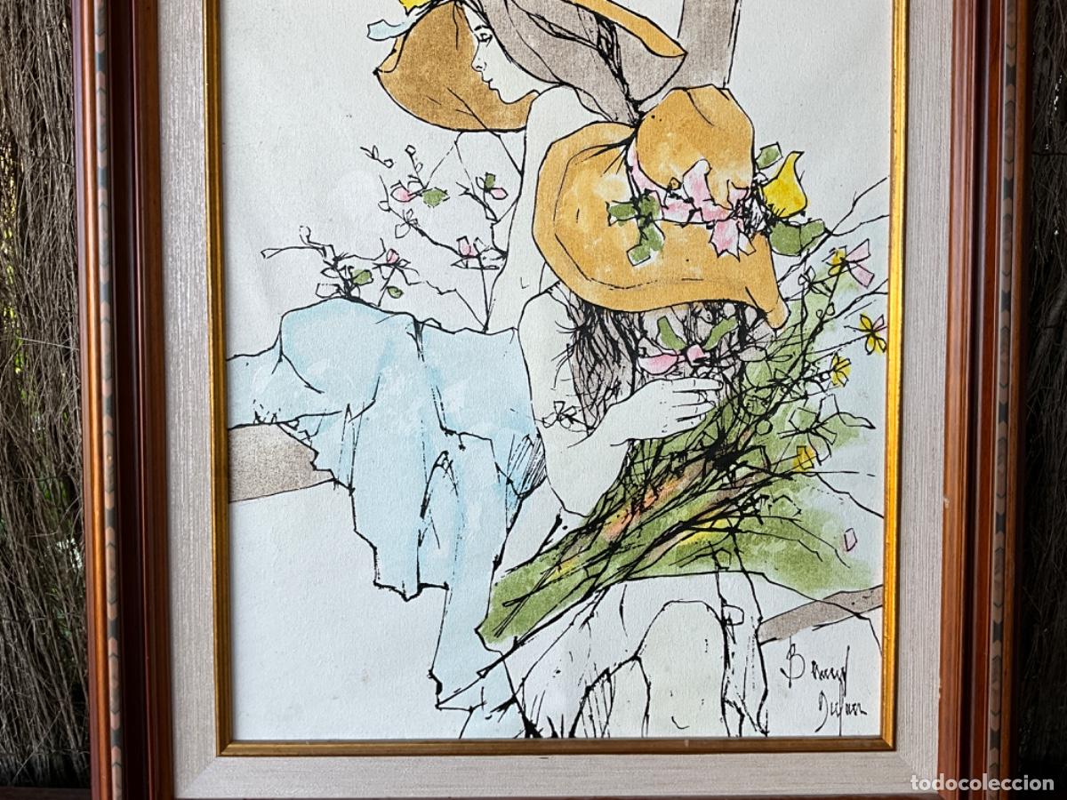 Arte: CUADRO ENMARCADO DE BERNARD DUFOUR - REF 5 - Foto 3