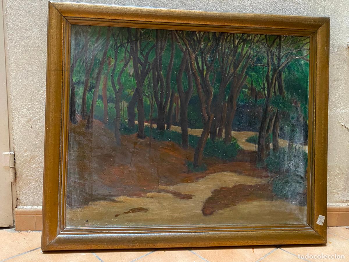 Arte: oleo sobre lienzo escuela de mallorca - Foto 1