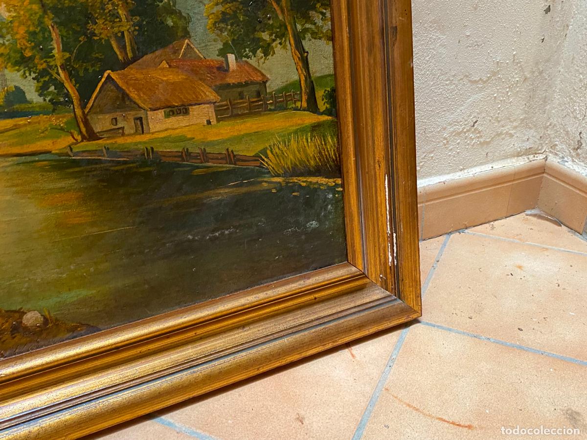Arte: oleo sobre lienzo escuela de mallorca - Foto 2
