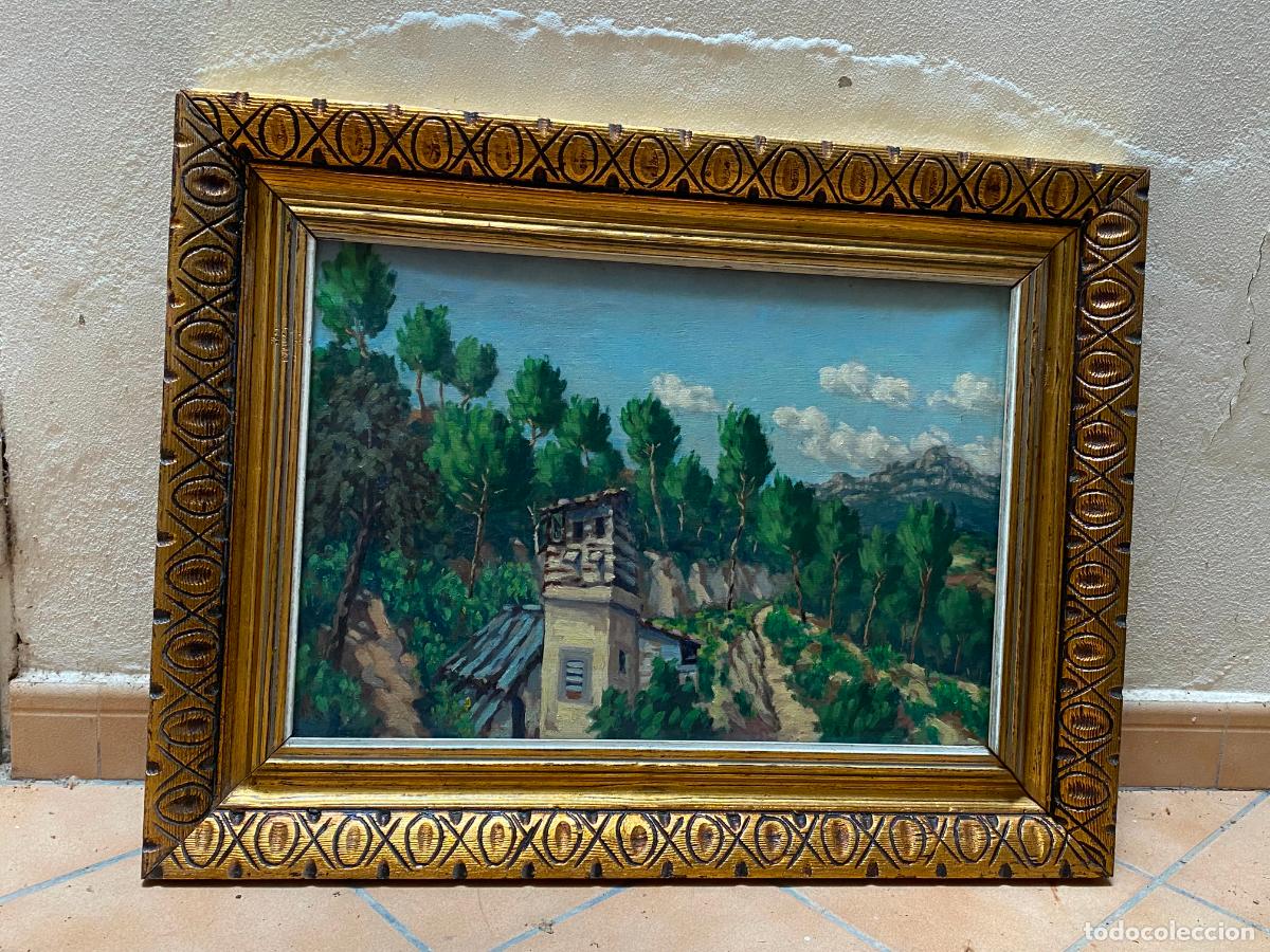 Arte: oleo sobre lienzo escuela de mallorca - Foto 1