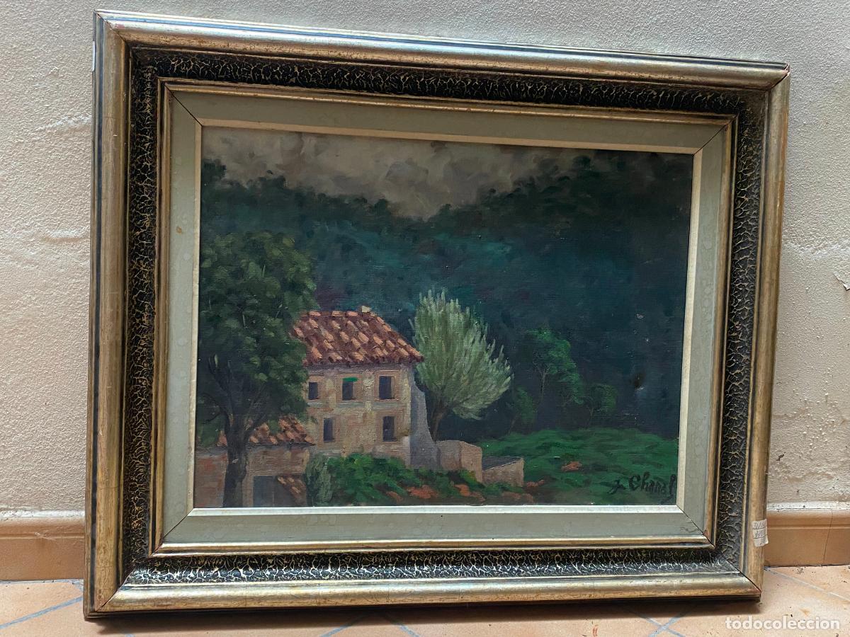 Arte: oleo sobre lienzo escuela de mallorca - Foto 1