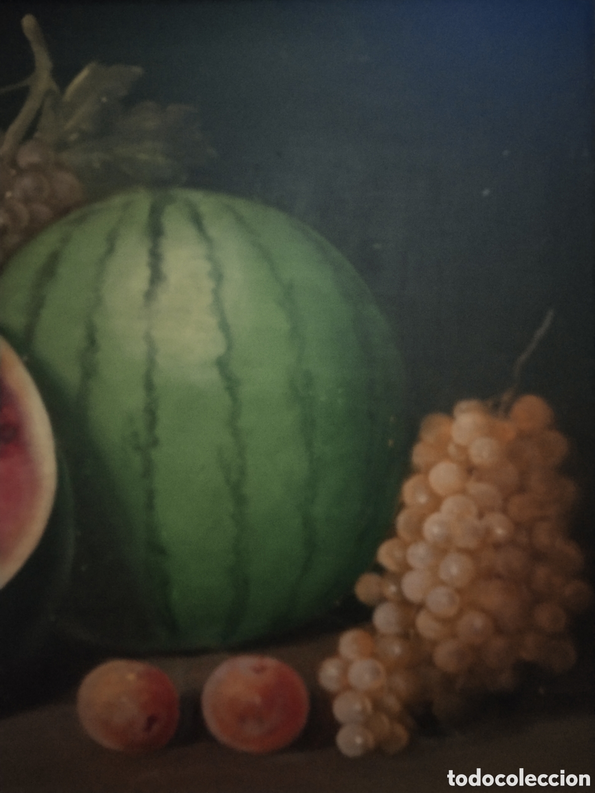Arte: Oleo sobre tabla precioso bodegon 78x46 - Foto 2