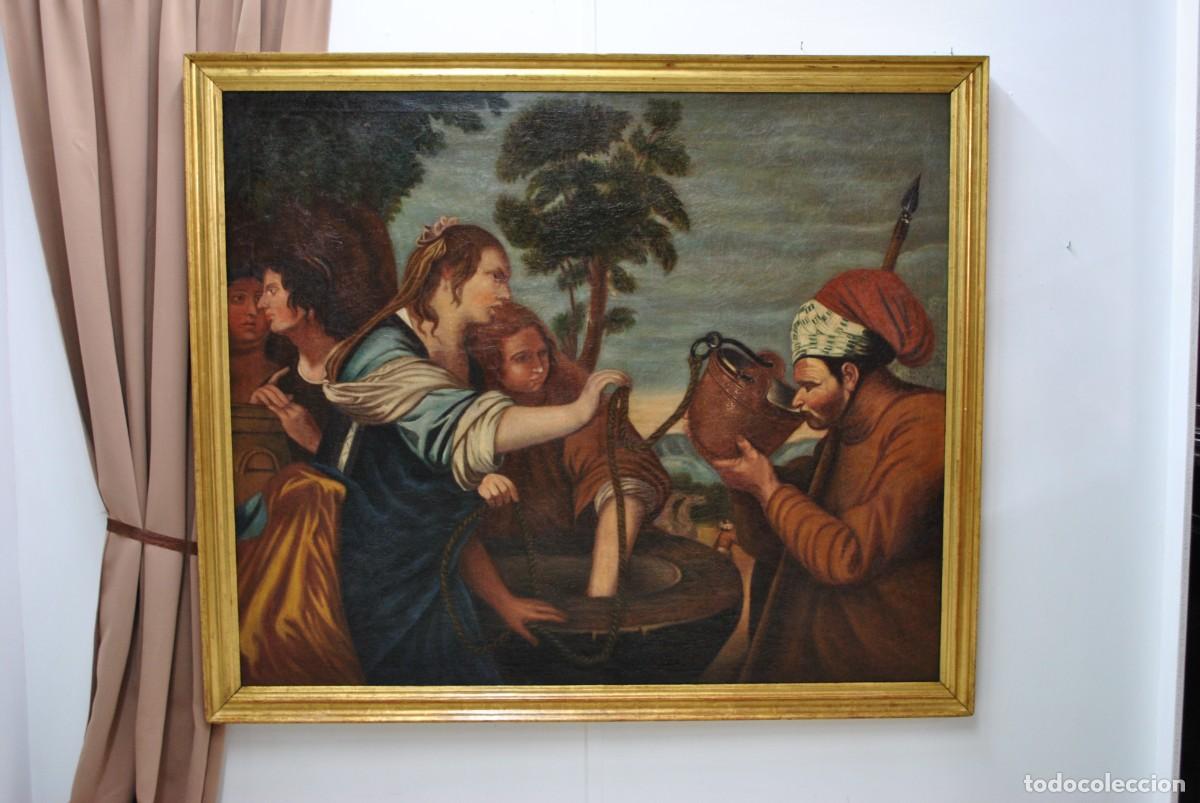 Arte: &Oacute;LEO SOBRE LIENZO REBECA Y ELIEZER - Foto 4