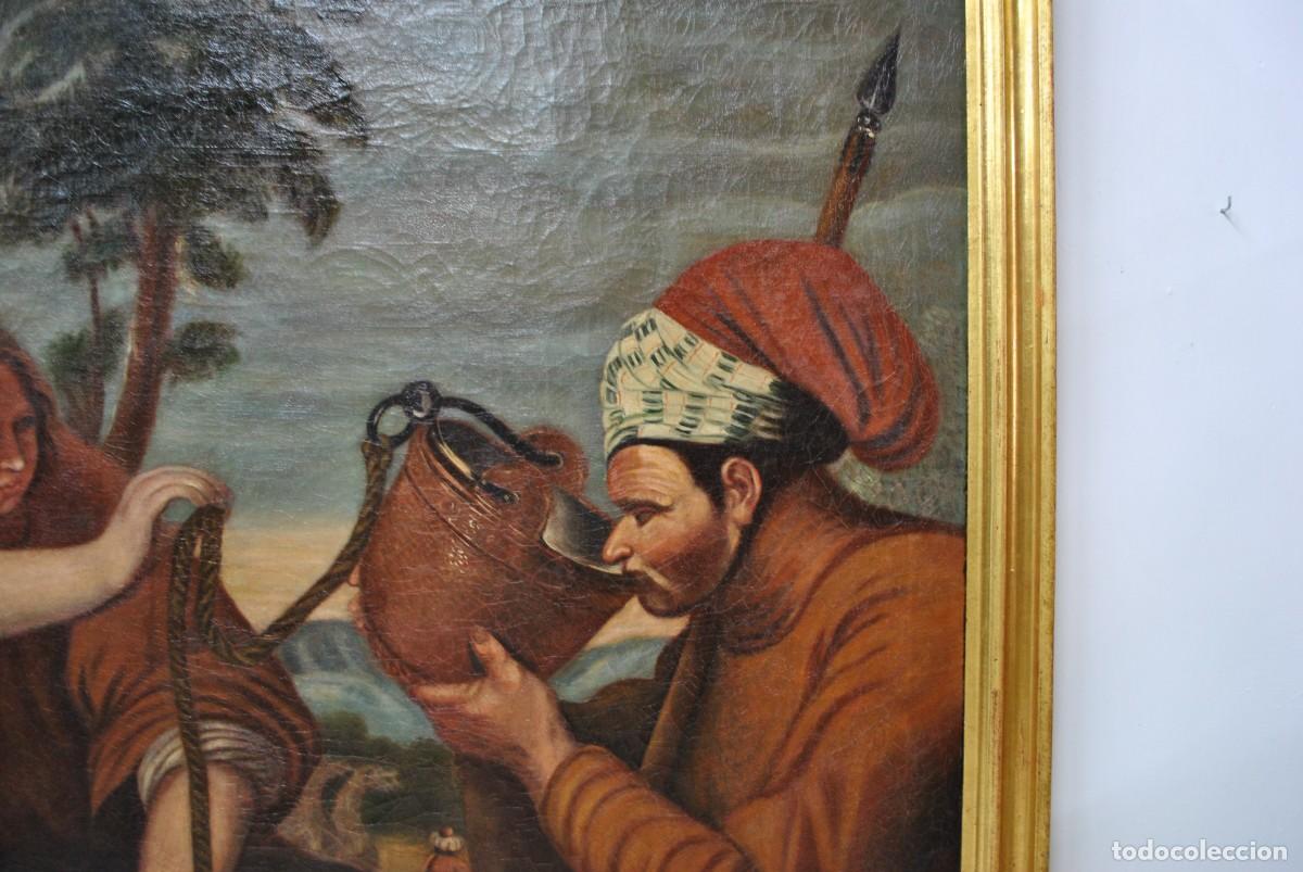 Arte: &Oacute;LEO SOBRE LIENZO REBECA Y ELIEZER - Foto 5