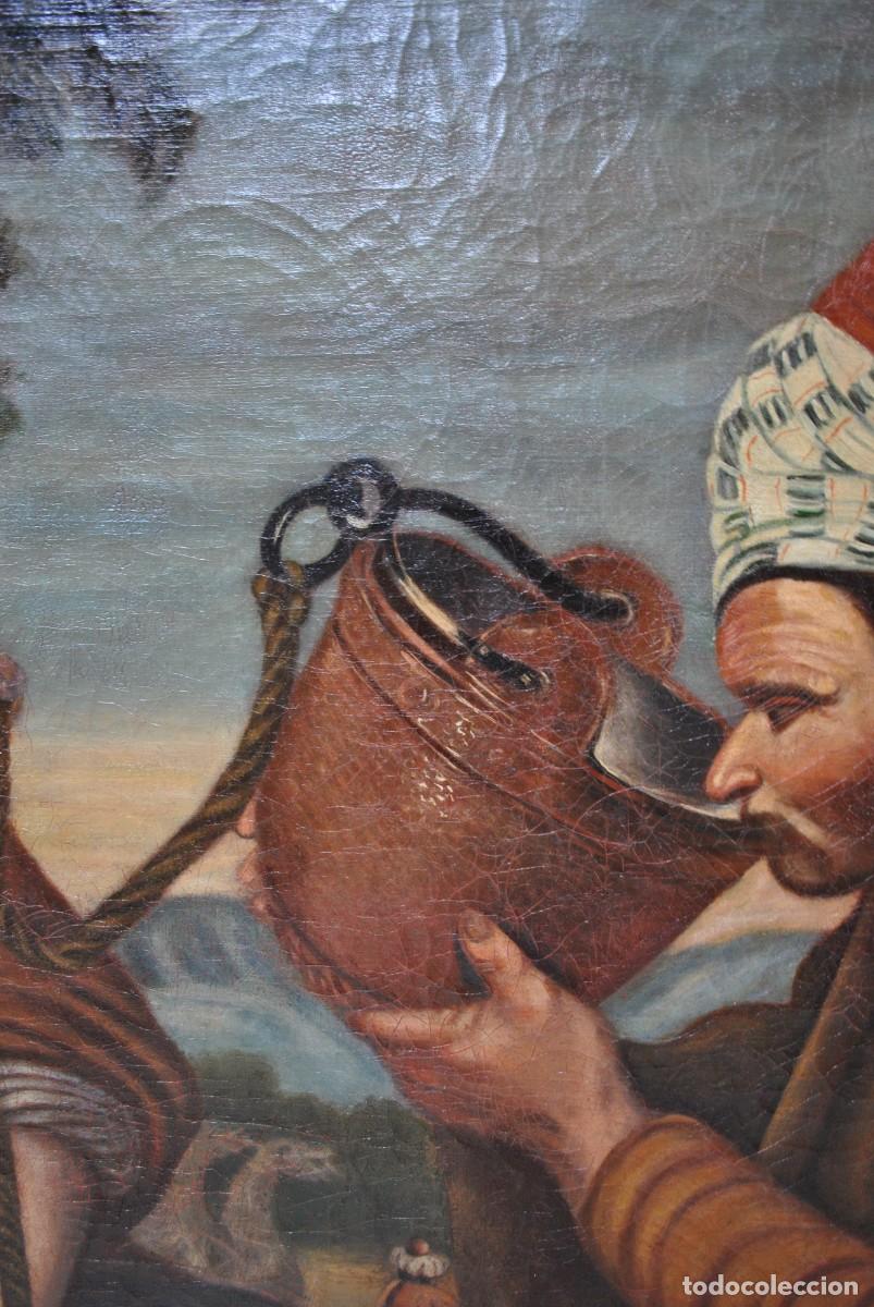 Arte: &Oacute;LEO SOBRE LIENZO REBECA Y ELIEZER - Foto 7