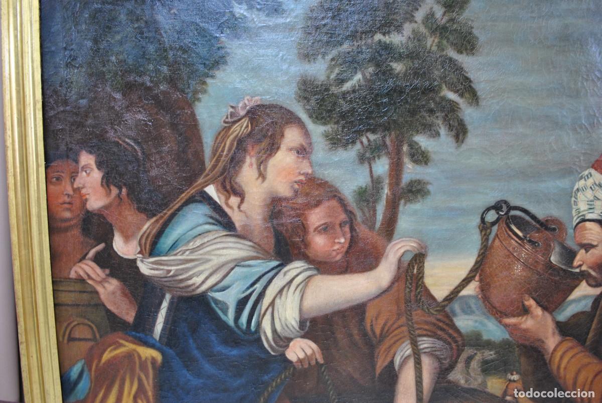 Arte: &Oacute;LEO SOBRE LIENZO REBECA Y ELIEZER - Foto 9