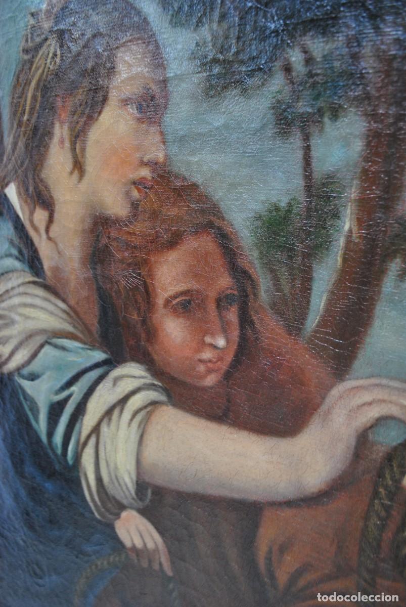 Arte: &Oacute;LEO SOBRE LIENZO REBECA Y ELIEZER - Foto 11