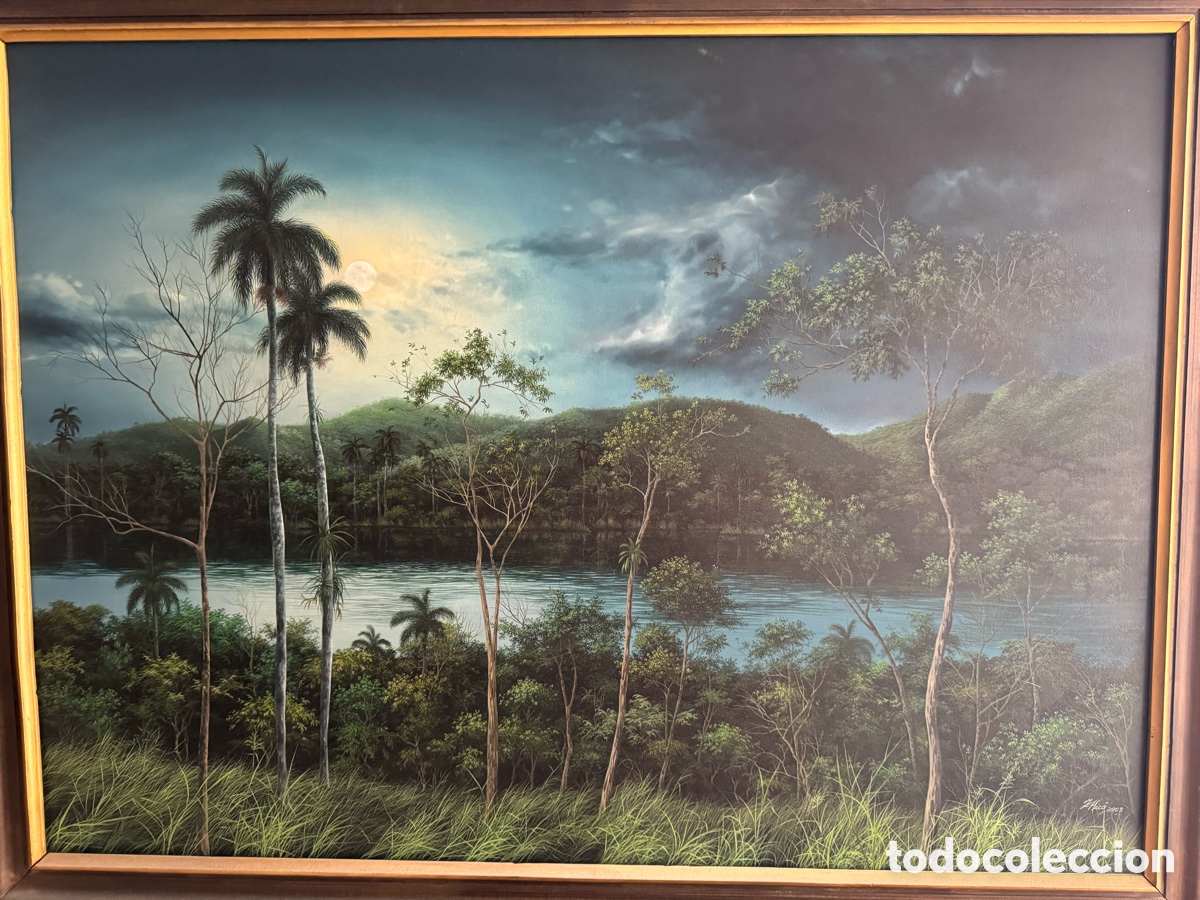Arte: Nocturno en el R&iacute;o &Oacute;leo - Foto 2