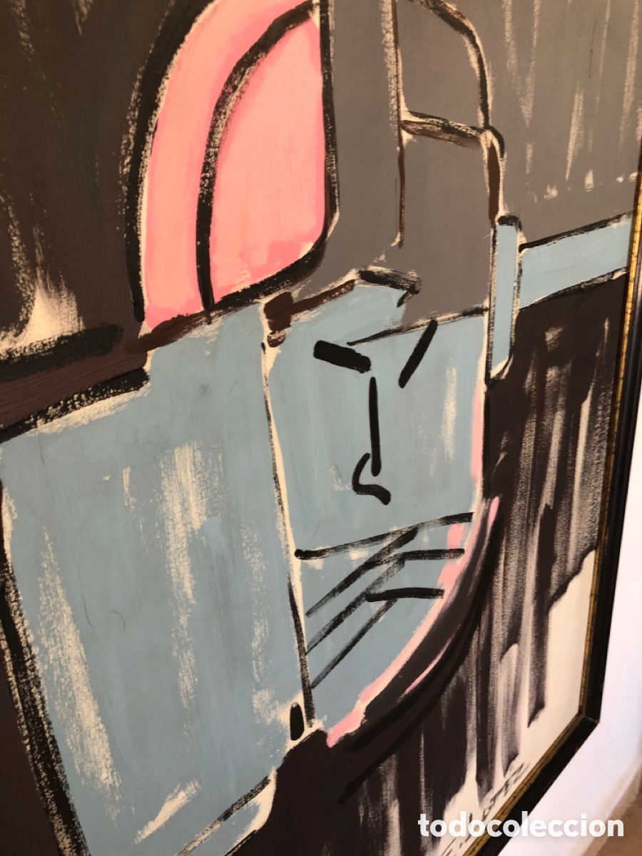 Arte: Acr&iacute;lico sobre lienzo y marco policromado - Foto 5