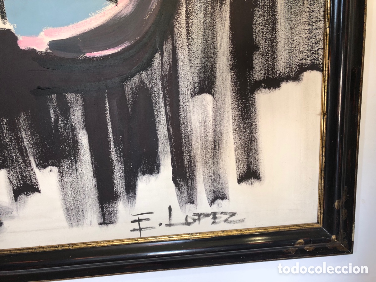 Arte: Acr&iacute;lico sobre lienzo y marco policromado - Foto 6
