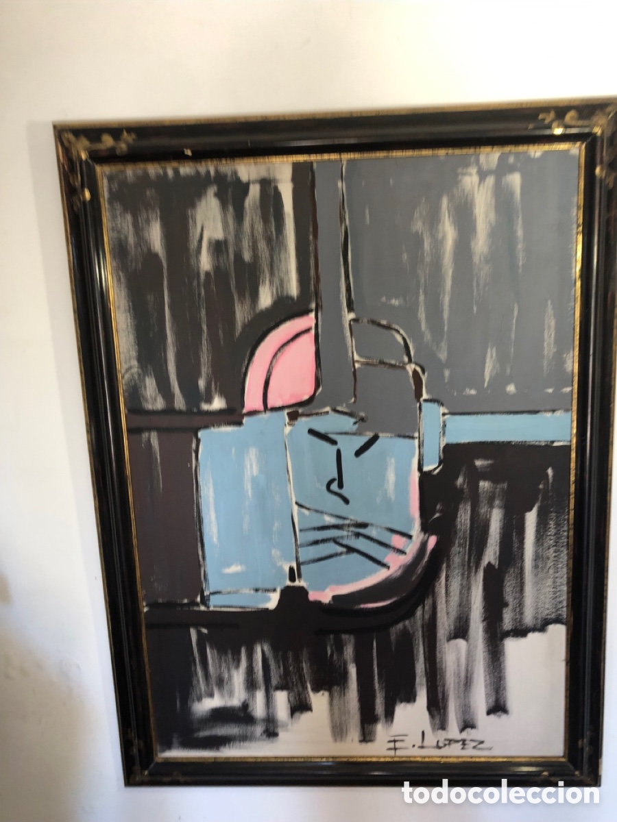 Arte: Acr&iacute;lico sobre lienzo y marco policromado - Foto 7