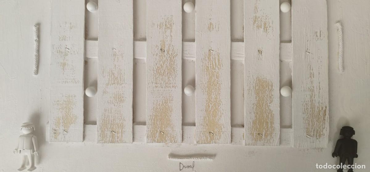 Arte: Duval, &rdquo;La reja&rdquo;. Serie Blanca. - Foto 3