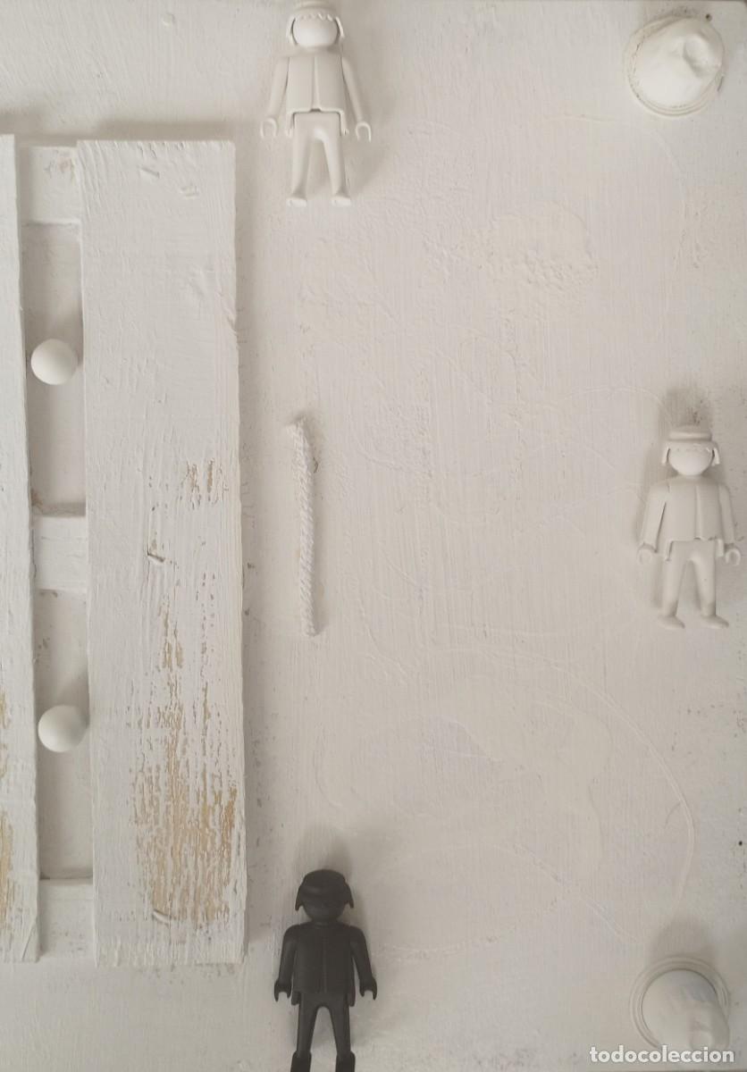 Arte: Duval, &rdquo;La reja&rdquo;. Serie Blanca. - Foto 4