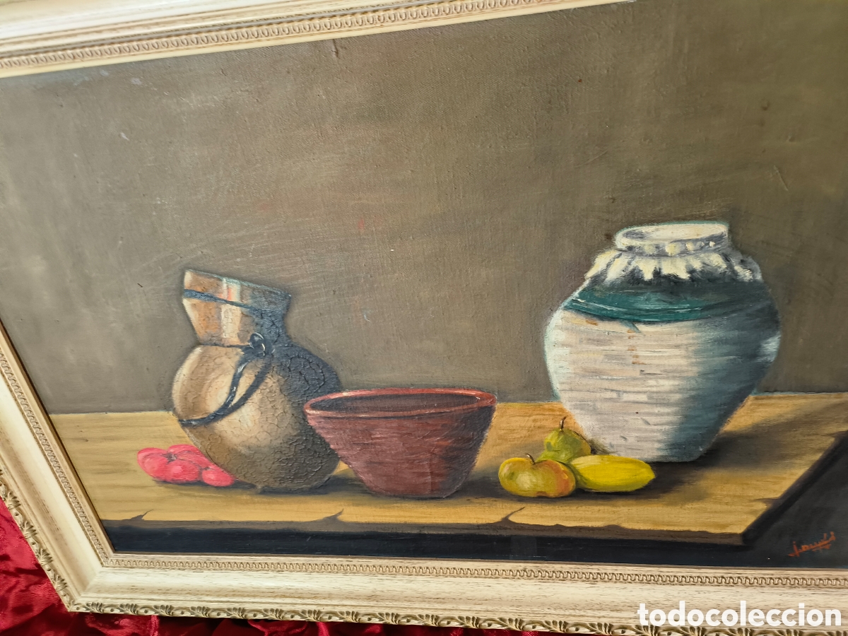 Arte: Oleo firmado.Bodeg&oacute;n - Foto 3