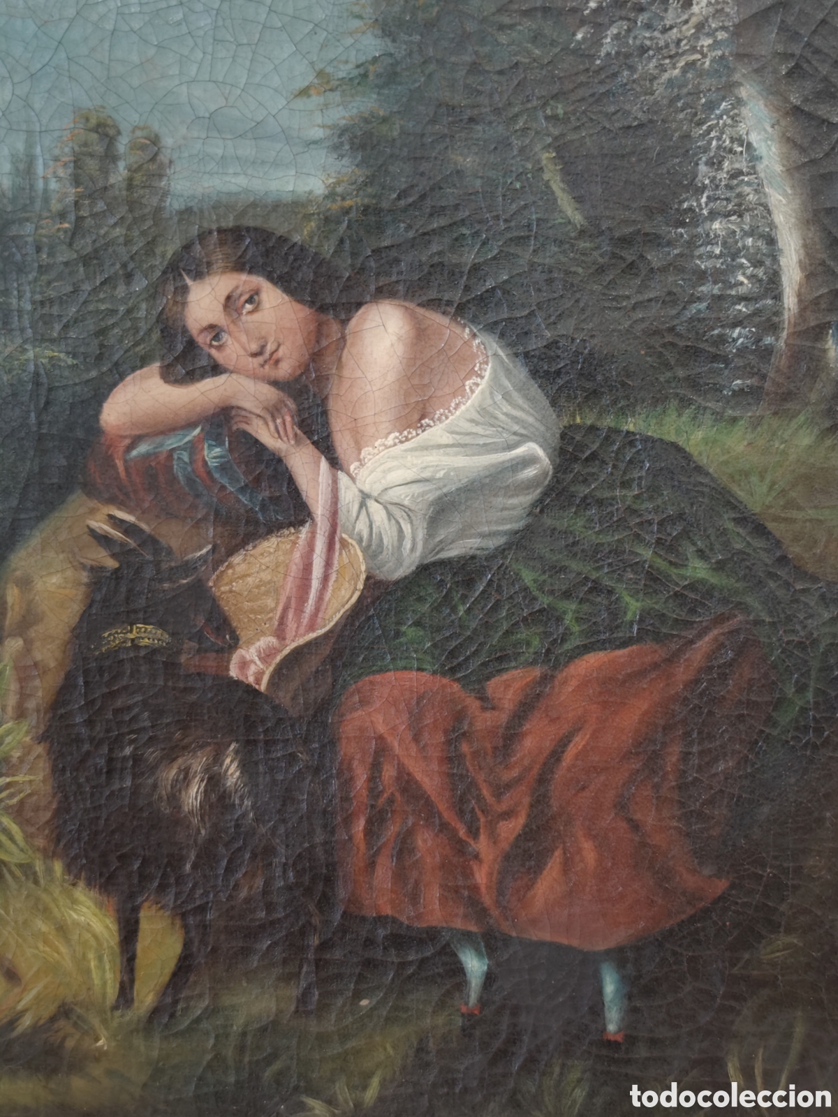 Arte: Ram&oacute;n Taboada. &Oacute;leo sobre lienzo siglo XIX. - Foto 6