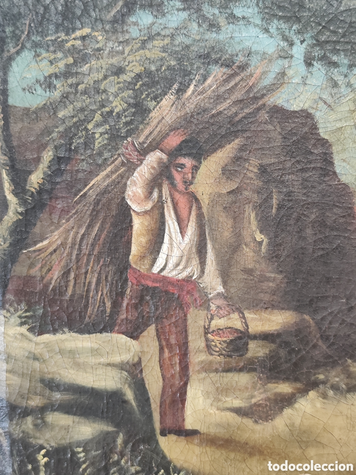 Arte: Ram&oacute;n Taboada. &Oacute;leo sobre lienzo siglo XIX. - Foto 7