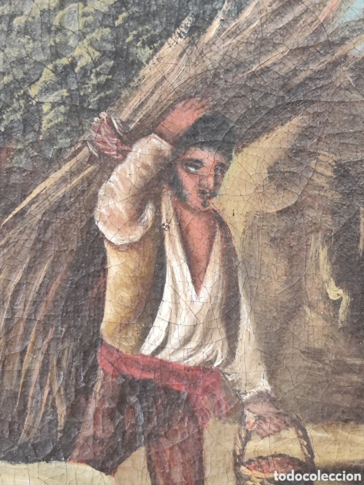 Arte: Ram&oacute;n Taboada. &Oacute;leo sobre lienzo siglo XIX. - Foto 13