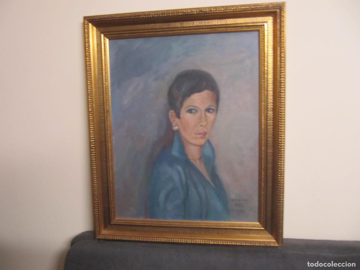 Kunst: CUADRO OLEO SOBRE LIENZO CAZA&Ntilde;A 1986 MALAGA