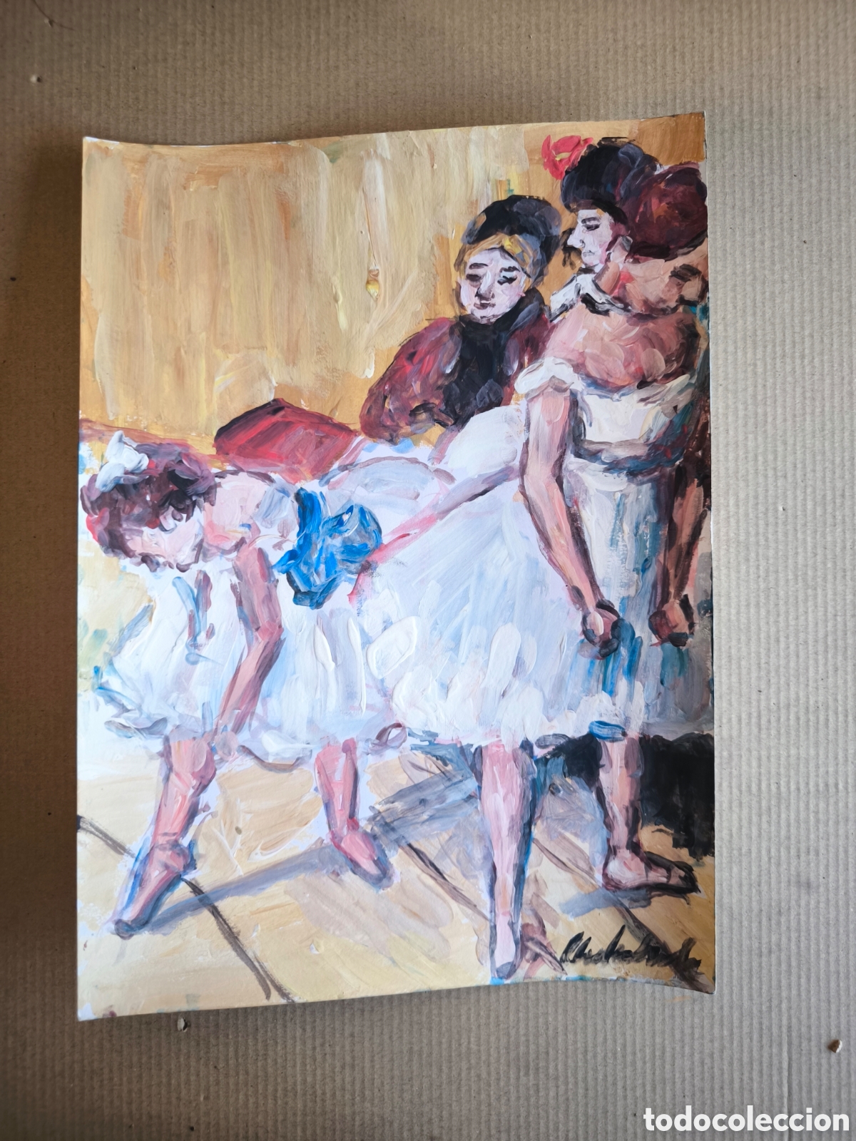 Arte: Bailarinas (original ) - Foto 1