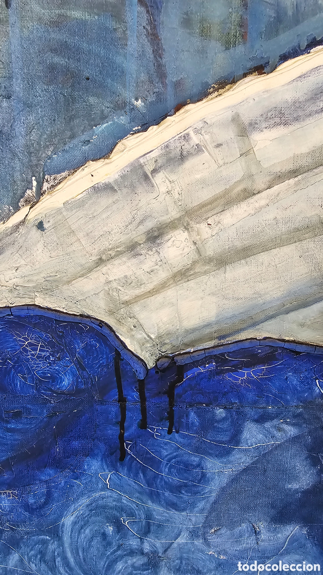 Arte: Barca en el Mar Expresionismo Abstracto - Foto 4