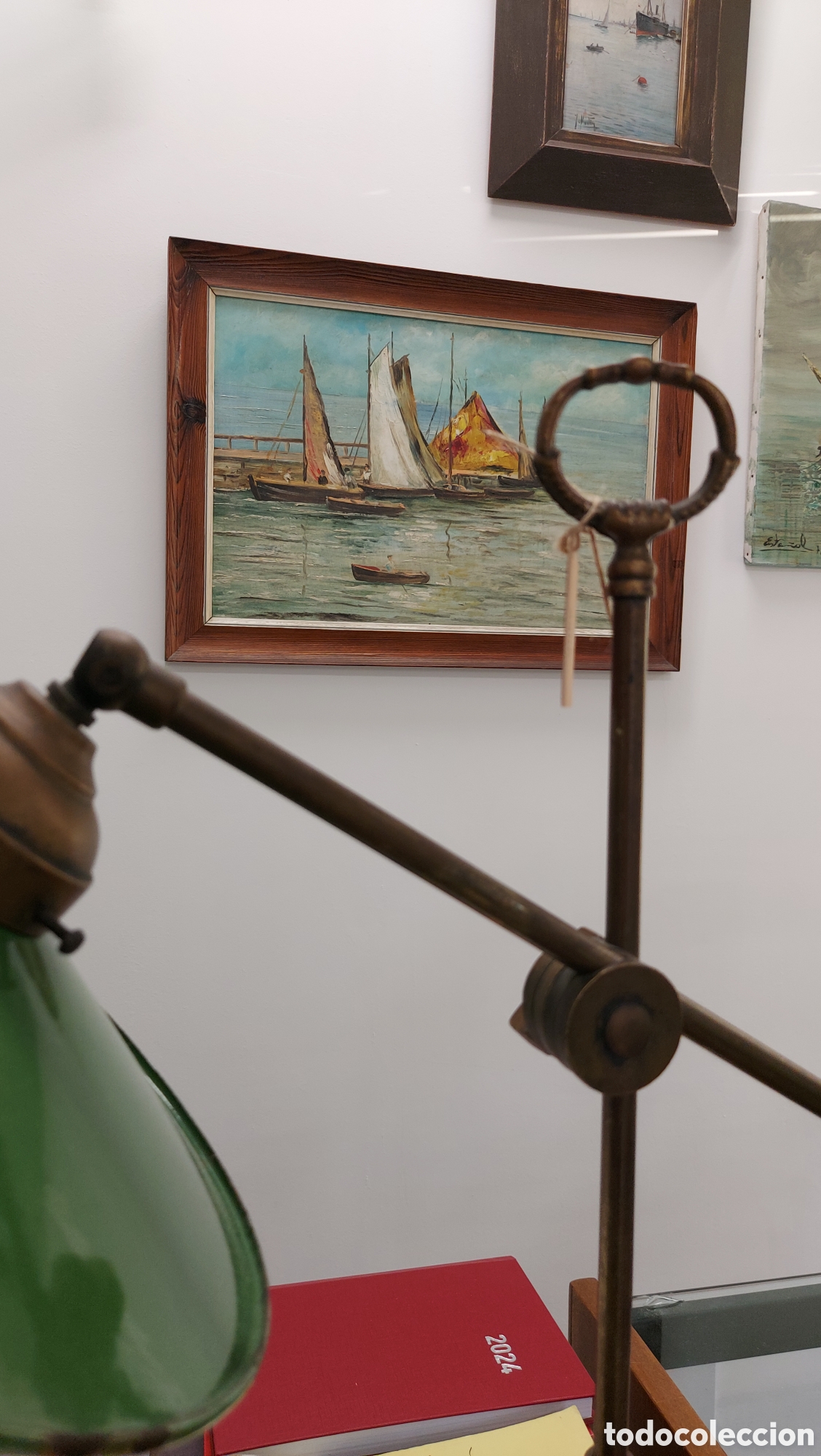 Arte: &Oacute;leo sobre tablex circa 1960 - Foto 1