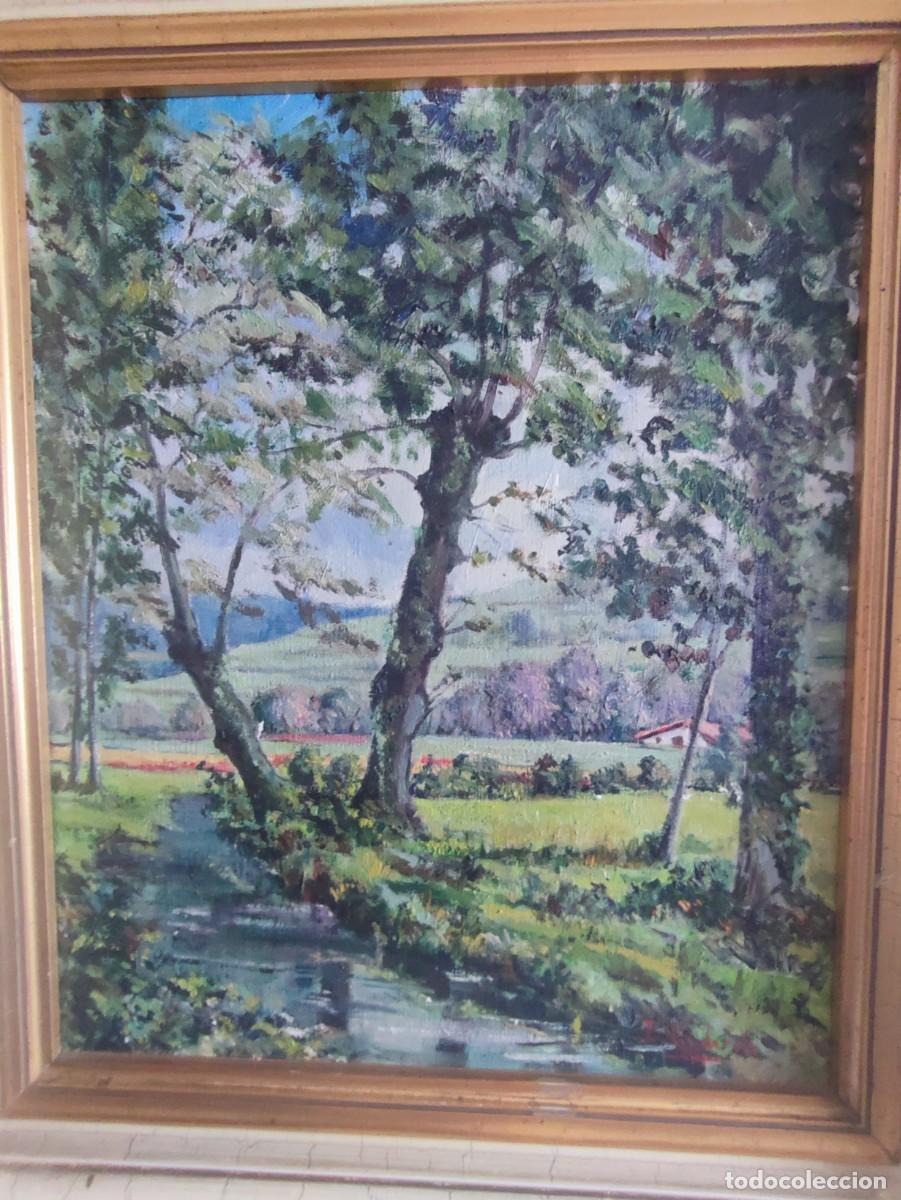 Arte: Josefina Coderch, &Oacute;leo Paisaje Casa y Monta&ntilde;as. - Foto 1