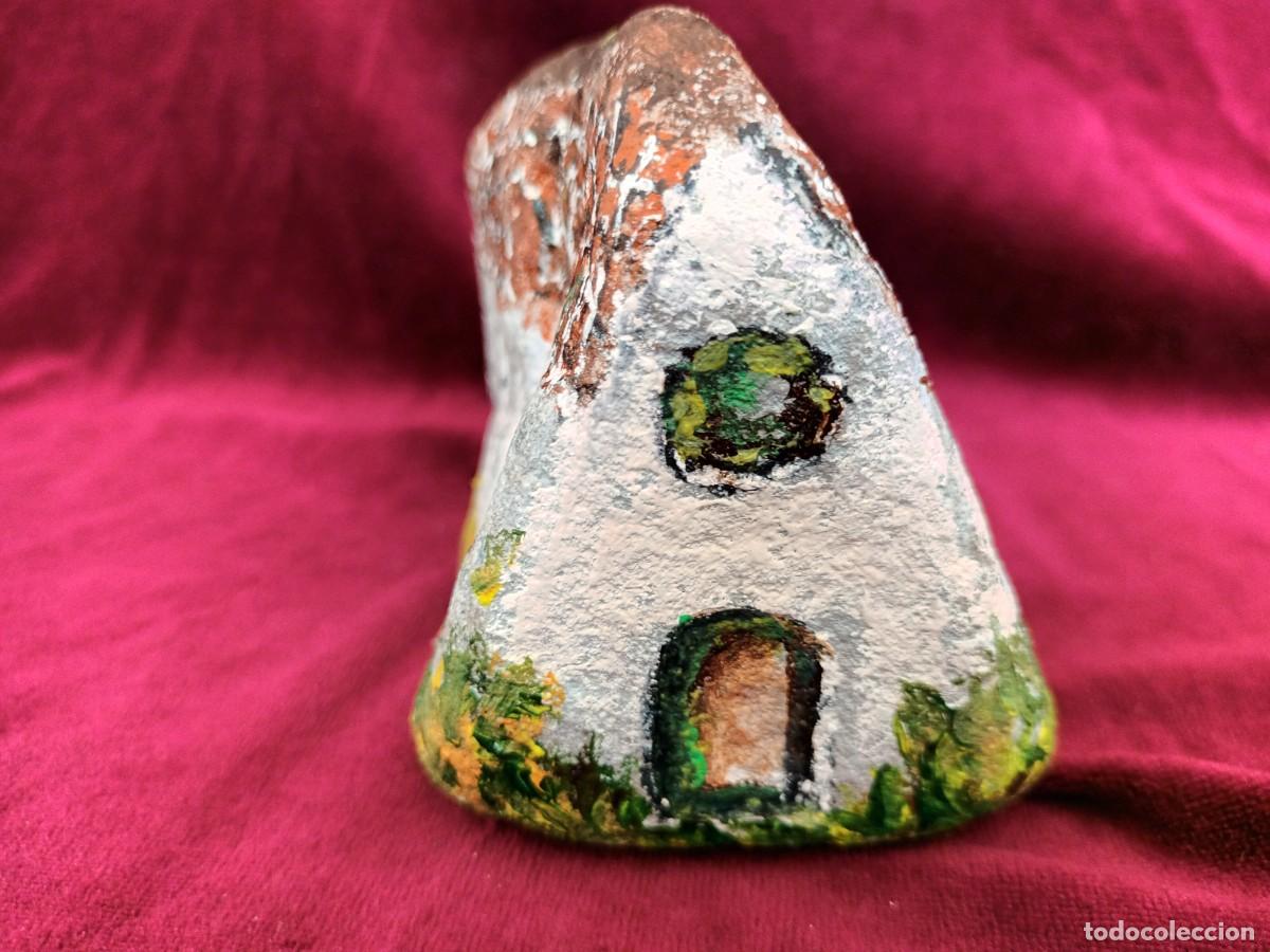 Arte: CASA PINTADA CON ACR&Iacute;LICO SOBRE PIEDRA. - Foto 3