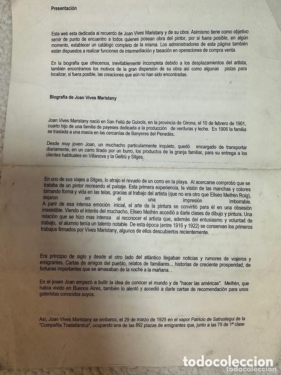 Arte: De museo. Joan Vives Maristany - Foto 5