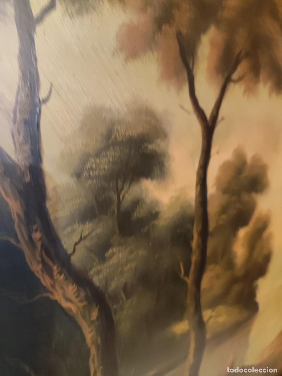 Arte: Antiguo cuadro, &oacute;leo sobre tabla - Foto 5