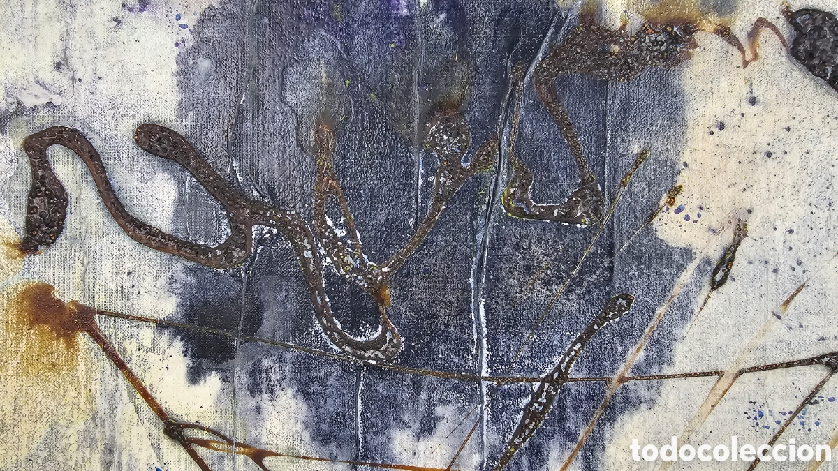 Arte: Abstracci&oacute;n firmado Puig - Foto 4