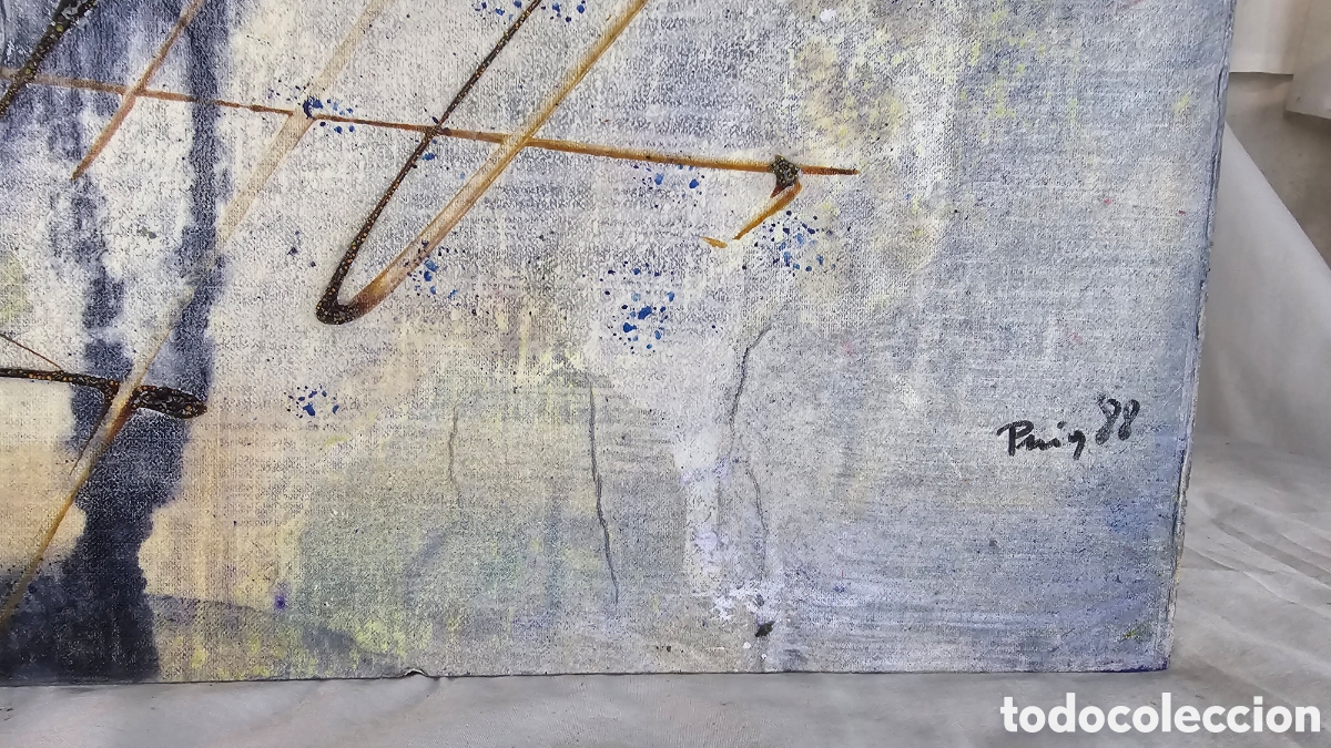 Arte: Abstracci&oacute;n firmado Puig - Foto 6