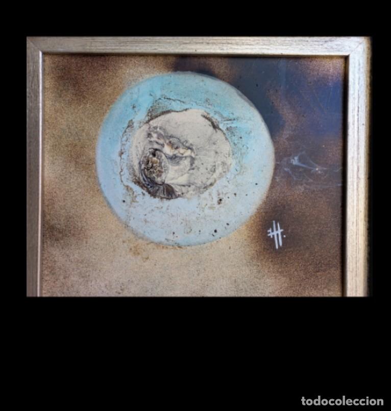 Arte: &Oacute;leo abstracto firmado - Foto 2