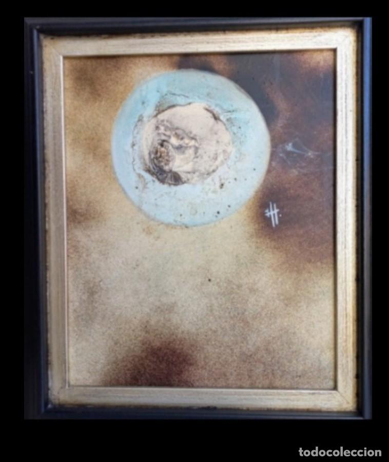 Arte: &Oacute;leo abstracto firmado - Foto 7